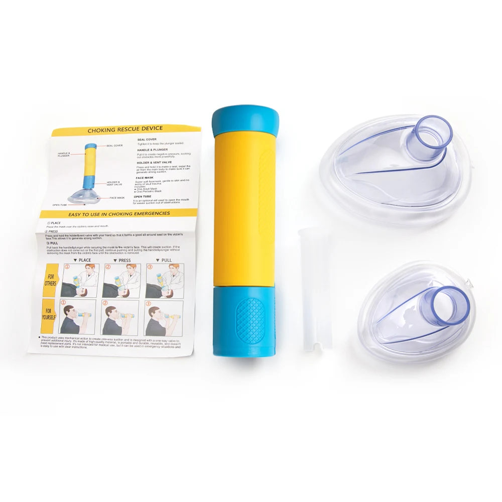 First Aid Kit Choking Device Adults Children 2 Size Choking Rescue Kits Outdoor Home Asphyxia Rescue Device anti Suffocation