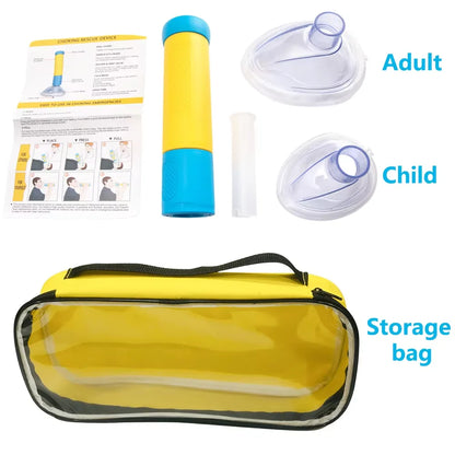 First Aid Kit Choking Device Adults Children 2 Size Choking Rescue Kits Outdoor Home Asphyxia Rescue Device anti Suffocation
