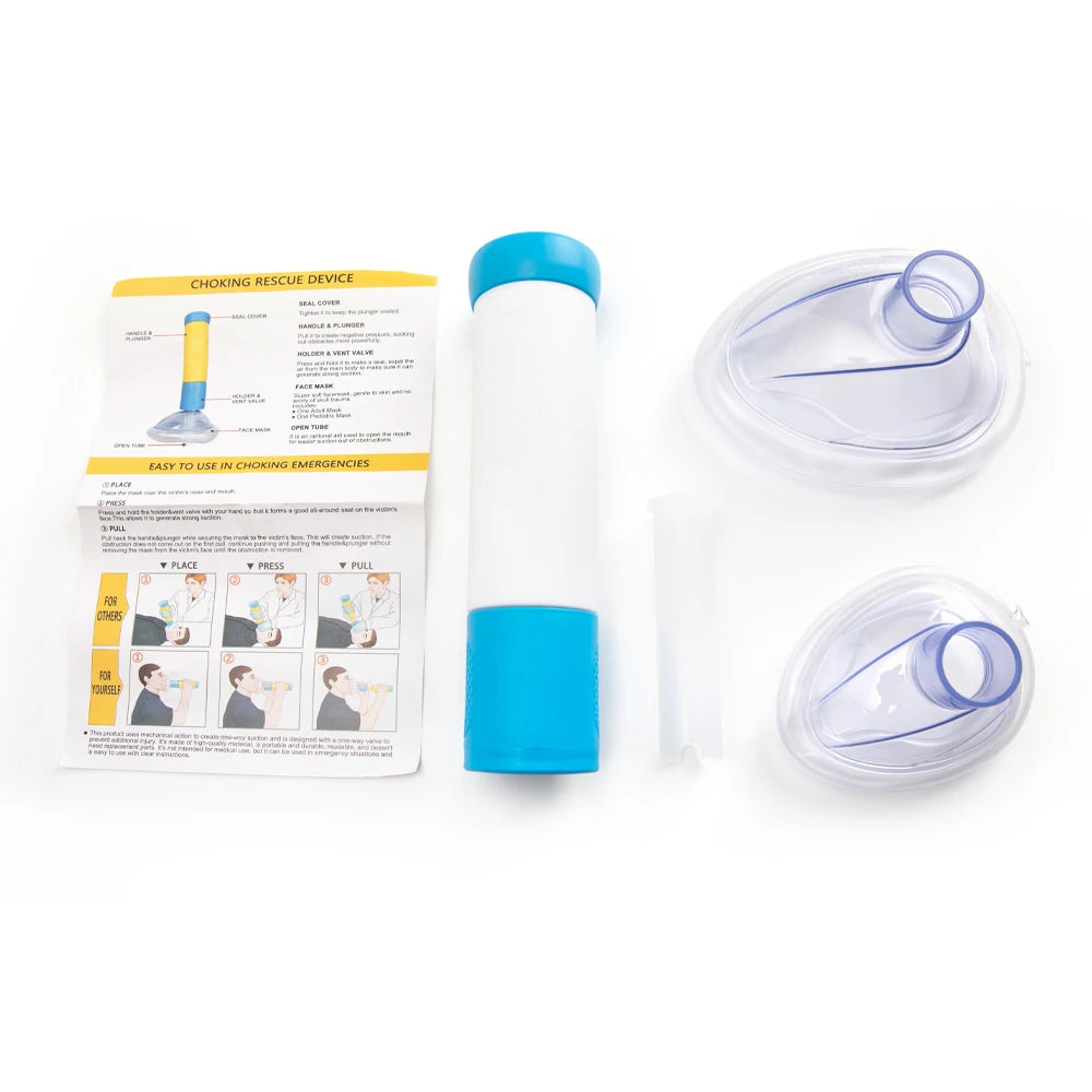First Aid Kit Choking Device Adults Children 2 Size Choking Rescue Kits Outdoor Home Asphyxia Rescue Device anti Suffocation