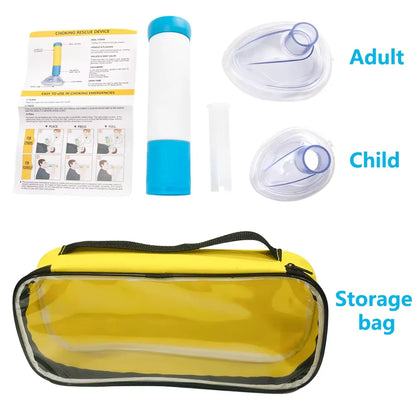 First Aid Kit Choking Device Adults Children 2 Size Choking Rescue Kits Outdoor Home Asphyxia Rescue Device anti Suffocation
